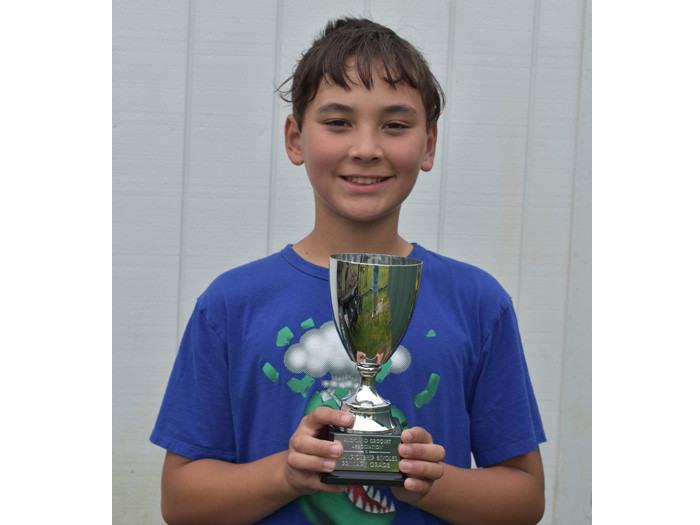 Croquet Auckland Primary Grade Winner, Liam Yoon 2024