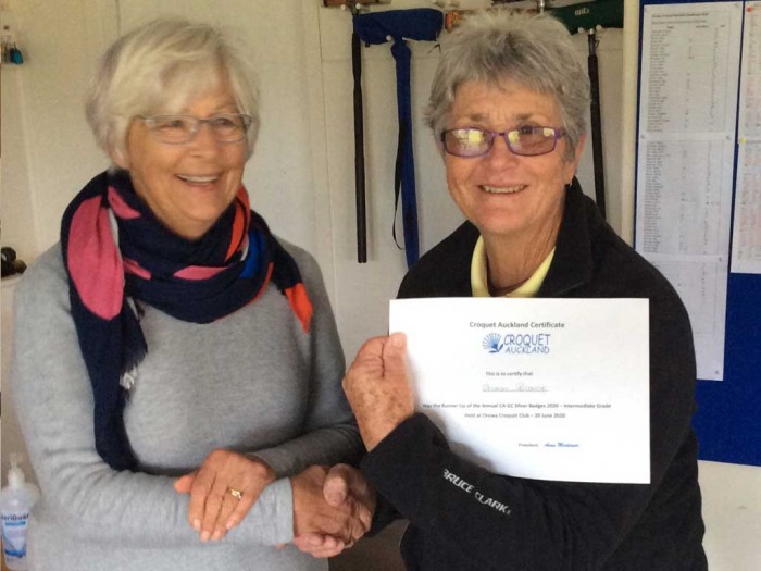 Croquet Auckland GC Silver Badges