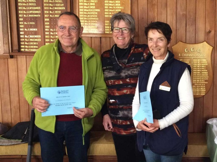 Golf Croquet Silver Badges