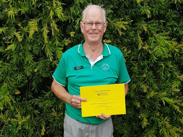 Golf Croquet Silver Badge 2021